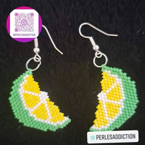 boucle d'oreille citron 