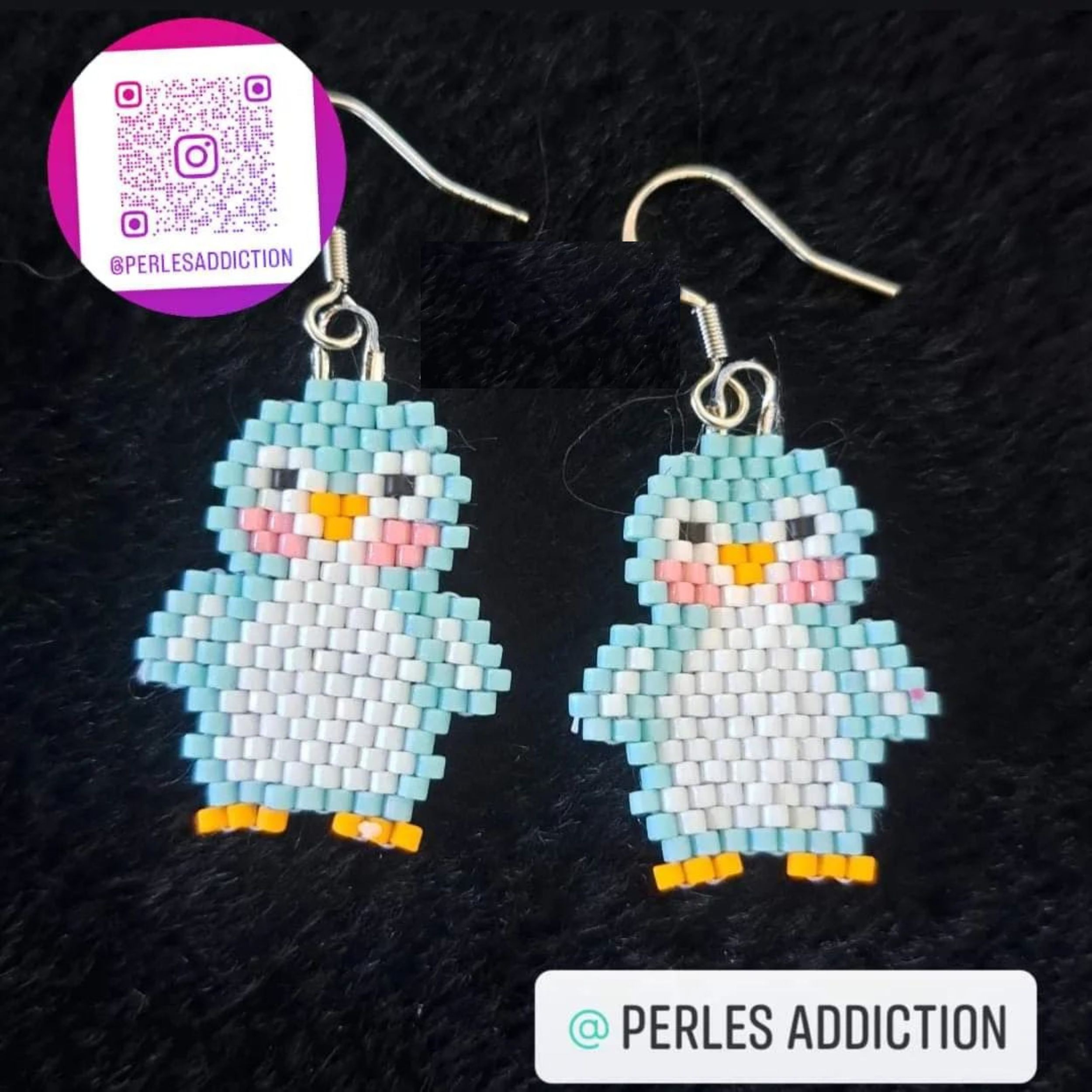  boucle d'oreille pingouins