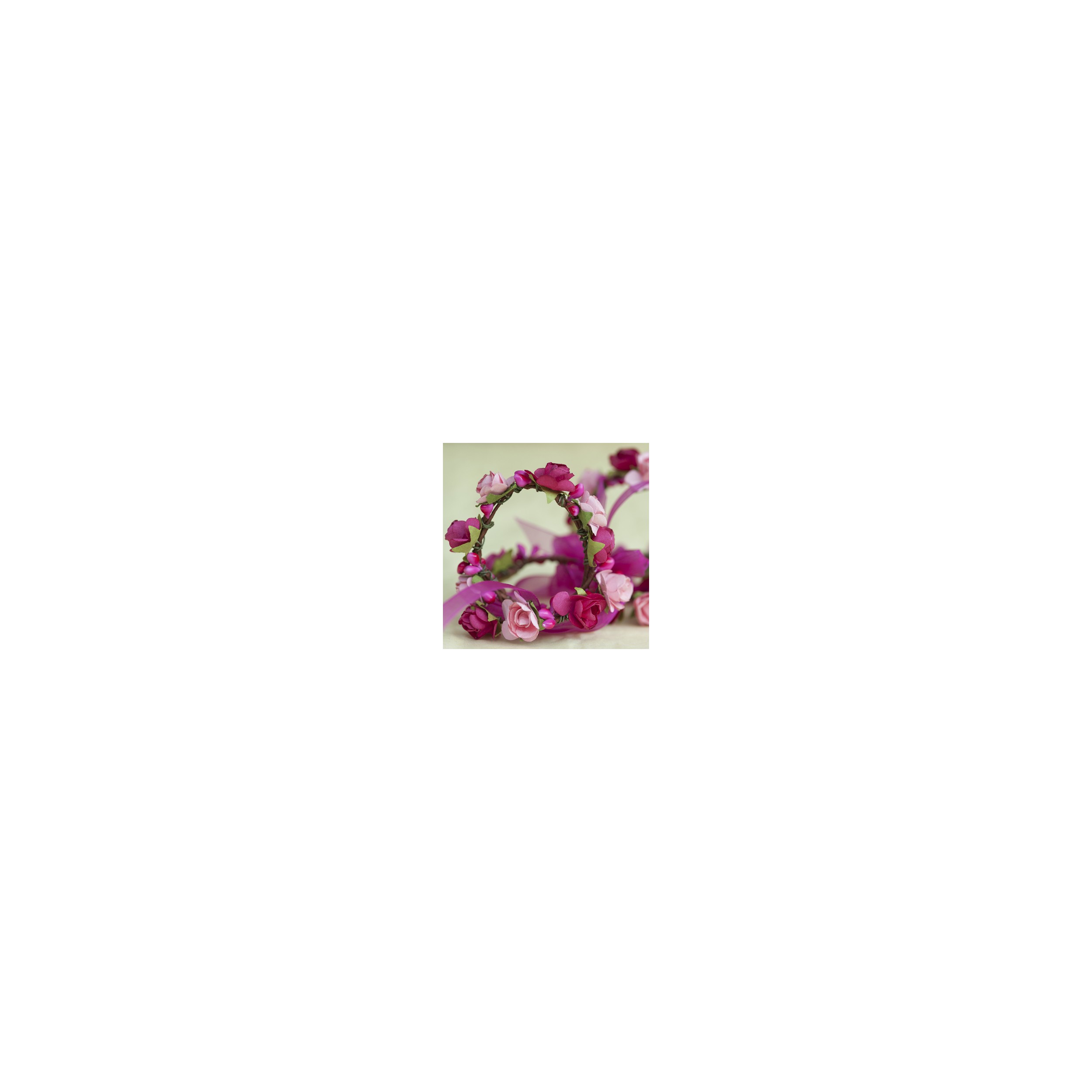 Lot de quatre bracelets fuchsia