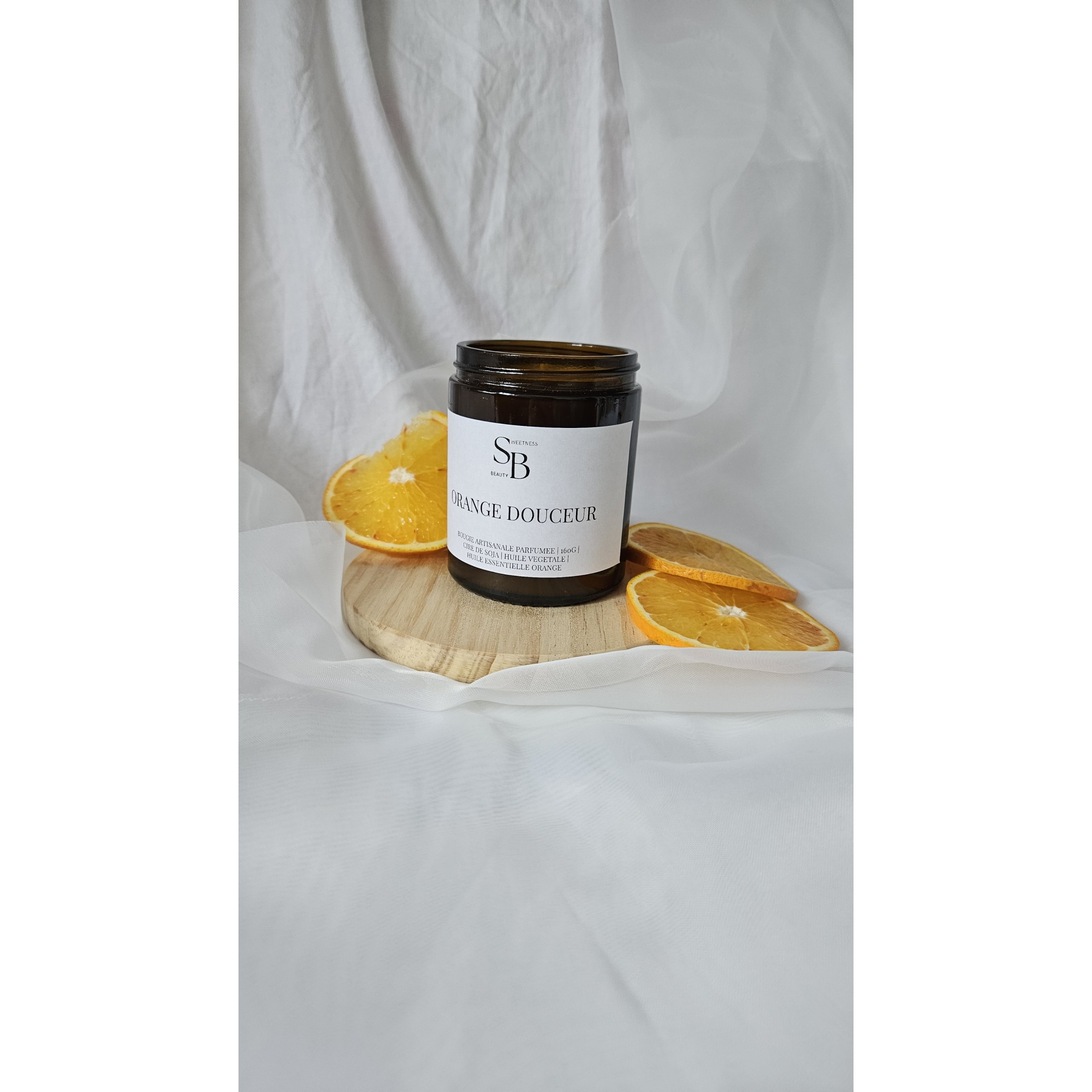 Bougie à l'orange -éclat énérgisant- 110g