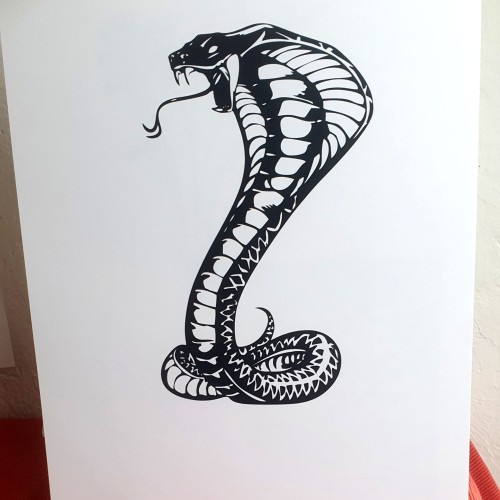 Sticker serpent cobra
