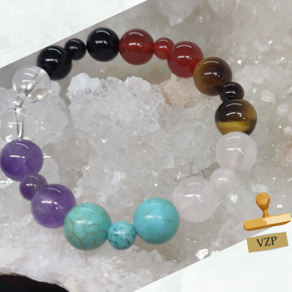 Bracelet chakras 6 CM