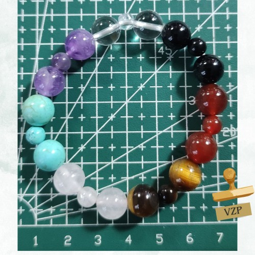 Bracelet chakras 6 CM