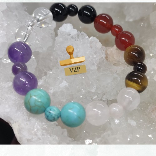 Bracelet chakras 6 CM