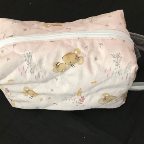 Trousse pour bébé molletonnée - motifs variés