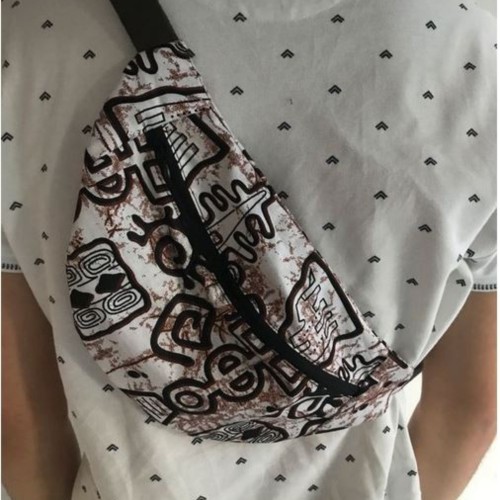 Sac banane moyen modèle - motifs variés