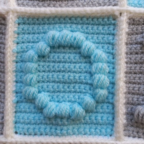 Couverture bébé fait main au crochet