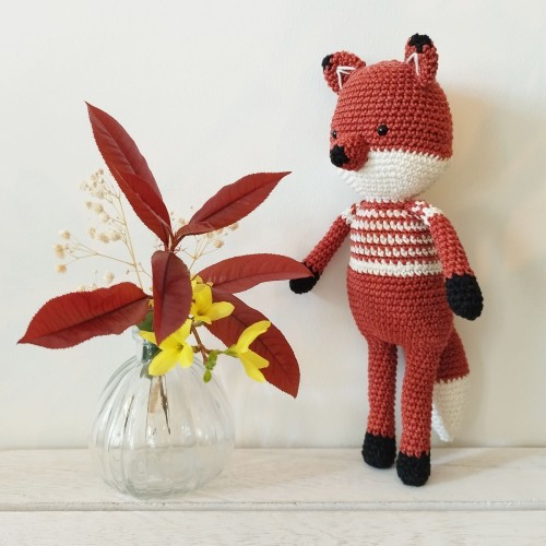 Pilou le petit renard - Modèle au crochet