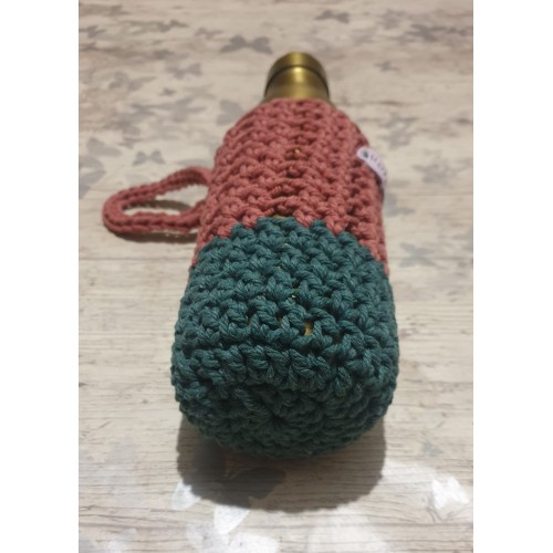 Porte-gourde / porte-bouteille / création artisanale / porte-gourde crochet macramé