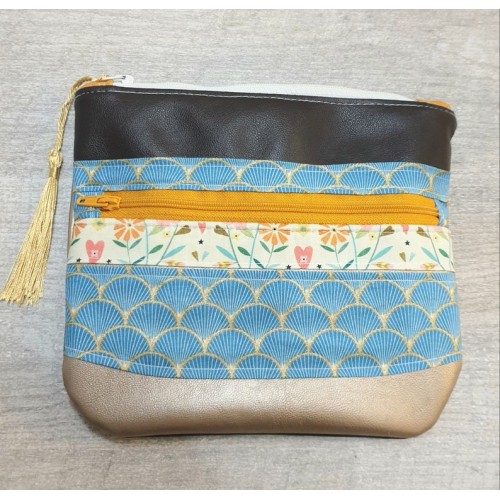 Pochette zippée 